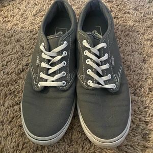 Gray Vans sneakers